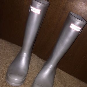 Silver Hunter boots
